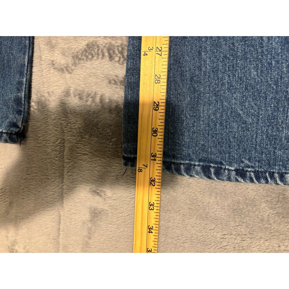 Steve & Barry's Women Blue Embellished Bootcut Jeans Size 16 Medium Wash Denim - Picture 7 of 12